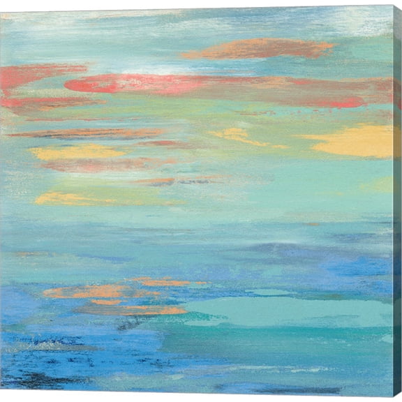 Great Art Now Sunset Beach I Bright by Silvia Vassileva Canvas Wall Art