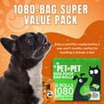 thumbnail image 4 of PET N PET Dog Poop Bags, 1080 Count, Unscented, 41% Plant-Based USDA Certified, Leak-Proof Dog Waste Bags, 8 x 15 Inches, Orange, 4 of 7