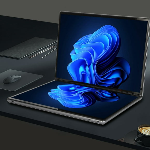 13.5 Inch Dual Touchscreen Laptop, 180 Degree Foldable HD Laptop with Touch Pen, 16GB DDR5 Memory, 512GB SSD, BT 5.0, Webcam, 11 Pro