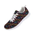 thumbnail image 3 of Psesaysky Music Notes Running Shoes for Students Women Outdoor Comfortable Hiking Shoes Fashionable Print Sneakers, 3 of 7