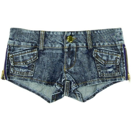 New Women Sexy Low Waist Ultra Ripped Denim Jean Thong Mini Shorts Mujer s-xxl