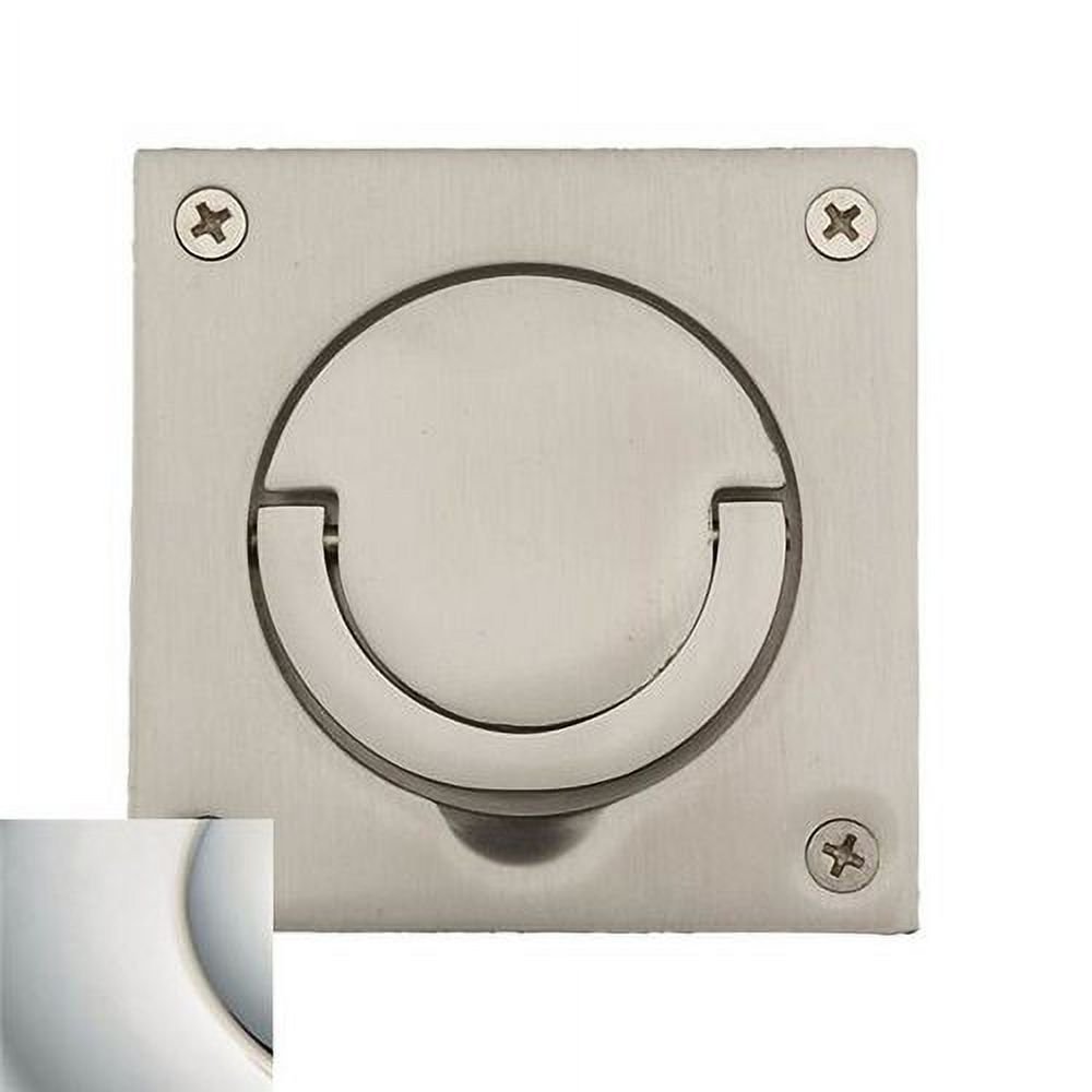 Baldwin 0397.Sol 3-1/2" X 3-1/2" Solid Brass Flush Ring Pull For Latches/Locks - Bronze - image 4 of 6