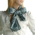 thumbnail image 3 of Blancho Sky Blue Graceful Fashion Natural Leopard Pattern Silk Scarf/Wrap/Shawl(Small), 3 of 3
