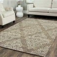 thumbnail image 4 of Ox Bay Karma Beige Khaki 9 ft. x 12 ft. Large Tufted Wool Area Rug, 4 of 5