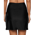 thumbnail image 3 of Hilor Women's High Waisted Swim Skirt with Bikini Bottom Tankini Swimsuit, 3 of 6