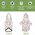 thumbnail image 5 of Goofa Cartoon Cow Pattern Small Dog Sweater Hoodies Pet Grey Hooded Soft Fleece Sweatshirts with Pocket Fall Winter Puppy Cat Sweaters Warm Clothes-, 5 of 8
