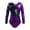 Purple, variant on Manyakai Girls Gymnastics Leotards Ballet Dance Leotards Long Sleeve Tank Unitard One Piece Jumpsuit Royal Blue 4