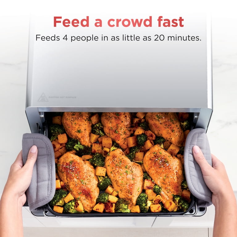Ninja Flip Toaster Oven & Air Fryer, 8-in-1, Silver photo 7
