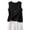Black, variant on Tank Tops For Women Breathable Hollowed-out Sleeveless Vest Loose Fit Summer Casual Beach Layering Top Orange XL