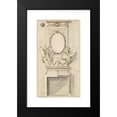 thumbnail image 2 of Charles Alfred Stothard 10x14 Black Modern Framed Museum Art Print Titled - Design for a Chimney Piece, 2 of 5