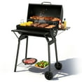 thumbnail image 4 of UBesGoo Charcoal Grill Portable BBQ Grill Smoker Steel BBQ Pit Outdoor for Camping w/ Workstation, 4 of 10