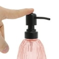 thumbnail image 3 of Unique Bargains 1 Pc Durable Argyle Pattern Soap Dispenser 11.84oz Orange Black, 3 of 6