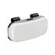 thumbnail image 3 of Soporte para gafas de sol para visera de coche, organizador de almacenamiento de gafas, portátil, carcasa rígida, organizador de visera solar, Blanco, 3 of 9