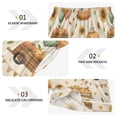 thumbnail image 3 of Women's Silk Pajama Shorts Fun Pumpkin Patch Pajama Shorts Women's Casual Pajama Shorts with Pockets, 3 of 6