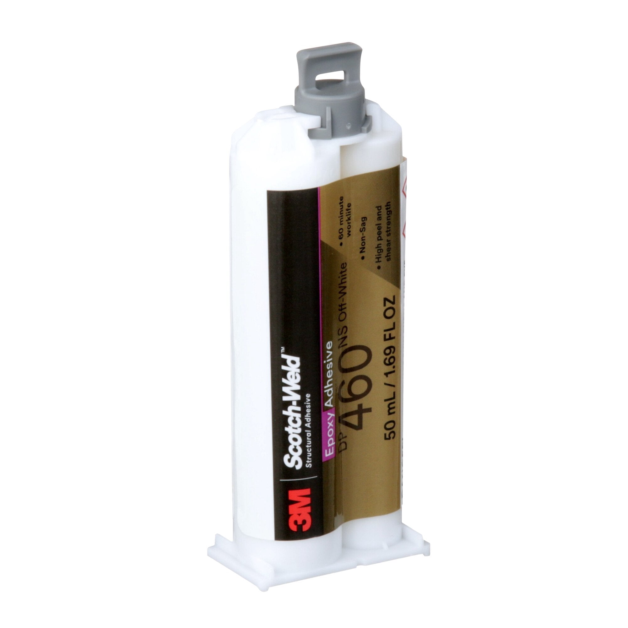 3m EpoxyAdhesive,DualCartridge,2:1MixRatio 460NS