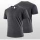 thumbnail image 3 of Playeras Elvqul Hombre Manga Corta Negro de Color Sólido Casual Cuello Redondo Gym, 3 of 3