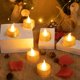 thumbnail image 2 of Velas LED doradas para Navidad, vacaciones, bodas, fiestas de cumpleaños, juego de velas de agua, habitación secreta, 6 uds., 2 of 5
