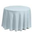thumbnail image 2 of Mantel redondo Gee Di Moda de 70 pulgadas de poliéster azul claro, 2 of 5