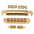 thumbnail image 2 of Puente de Sillín de Rodillo Duradero Baoblaze para Guitarra Eléctrica Dorado Puente de silla de montar de guitarra Taipiece, 2 of 8