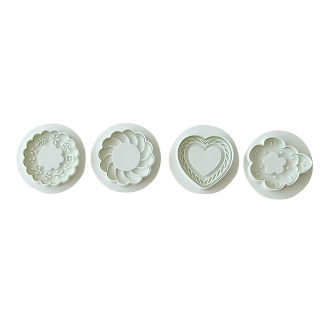 Cookie Cutter Set for Valentine Theme Dough Tools Heart Flower Animal Shapes with 4 Pcs and 3 Pcs Assortment for Baking Icing Decorating and Cupcake Crafting