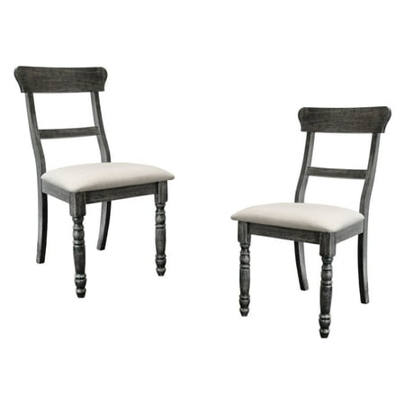 Best Master Furniture Selena Ladder Back Dining Side Chair - Set of