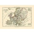 thumbnail image 2 of Santini 24x18 Black Ornate Wood Framed with Double Matting Museum Art Print Titled - Europe - Santini 1794, 2 of 4