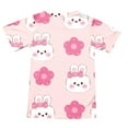thumbnail image 6 of NAISIBABY Toddler Girls Outfits, Drawstring Shorts Cute Prints T-Shirt Casual Activewear Sets Pink 10-11 T, 6 of 6