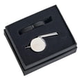thumbnail image 3 of Creative Gifts International 002846 2.25 x 1 in. Stainless Steel Coach Whistle with Lanyard - Silver, 3 of 3