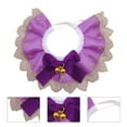 thumbnail image 5 of Zhaomeidaxi Pet Dog Bandana Washable Lace Bibs Scarf, Bowknot Bells Dog Kerchief for Small to Large Dogs and Cats, 5 of 7