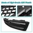 thumbnail image 5 of Kojem Front Bumper Grille for 2007-2013 Chevrolet Chevy Silverado Black Grill Fits 2008 2009 2010 2011 2012 Pickup Truck 1500 GM1200578 25810706, 5 of 13