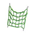 thumbnail image 4 of Hamaca colgante de red para escalar loros, fácil instalación, ligera, de algodón Verde, 4 of 9