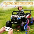 thumbnail image 5 of Ambifirner 12V Kids Ride-On UTV with 2.4G Parent Remote, Swing Function & Slow Start, Front Shock Absorbers for Ages 3-5, 5 of 10