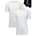thumbnail image 2 of Men's Short Sleeve Crew Neck Cotton Blend Classic Tee (S-3XL) 2 Pack, 2 of 7