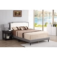 thumbnail image 3 of Full Size Metal Platform Bed Frame with No Box Spring, Grey for Bedroom, 3 of 7