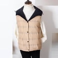 thumbnail image 1 of Fiogavroetic Mode Femmes Automne Hiver Chaud à Capuche Veste Matelassée Style Léger Manteau en Duvet Gilet Veste, 1 of 5