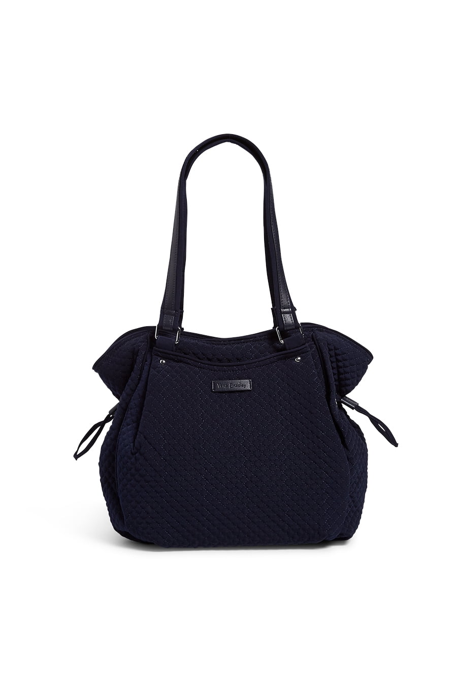 Vera Bradley Women's Microfiber Glenna Satchel Classic Navy - Walmart.com