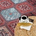 thumbnail image 6 of CAMILSON Oriental Retro Persian Traditional Vintage Distressed Non-Shedding Indoor Area Rug(4003-Rust Red 8x10), 6 of 9