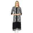thumbnail image 1 of Bimba Kurti Indienne en Rayonne Personnalisée Manches 3/4 Décontractée, 1 of 2