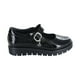 thumbnail image 2 of Zapato Escolar Coqueta para niña en charol negro Florence con suela dentada, 2 of 4