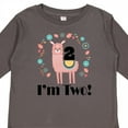 thumbnail image 4 of Inktastic 2nd Birthday Llama for Girl Girls Long Sleeve Toddler T-Shirt, 4 of 5