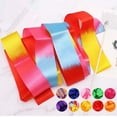 thumbnail image 3 of 4M Ribbon Colorful Dance Stick Dance Ribbon Gym Rhythmic Art Gymnastic Streamer Twirling Rod Stick, 3 of 6