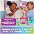 thumbnail image 5 of Gabby's Dollhouse Fairylandia Flutter-Riffic Tea Party Playset, Ages 3+, 5 of 11
