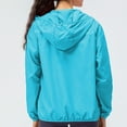 thumbnail image 4 of Womens Coats Outerwear Winter Women Worn Out LooseLong Sleeve Hooded Casual Outwear Jackets, 4 of 4