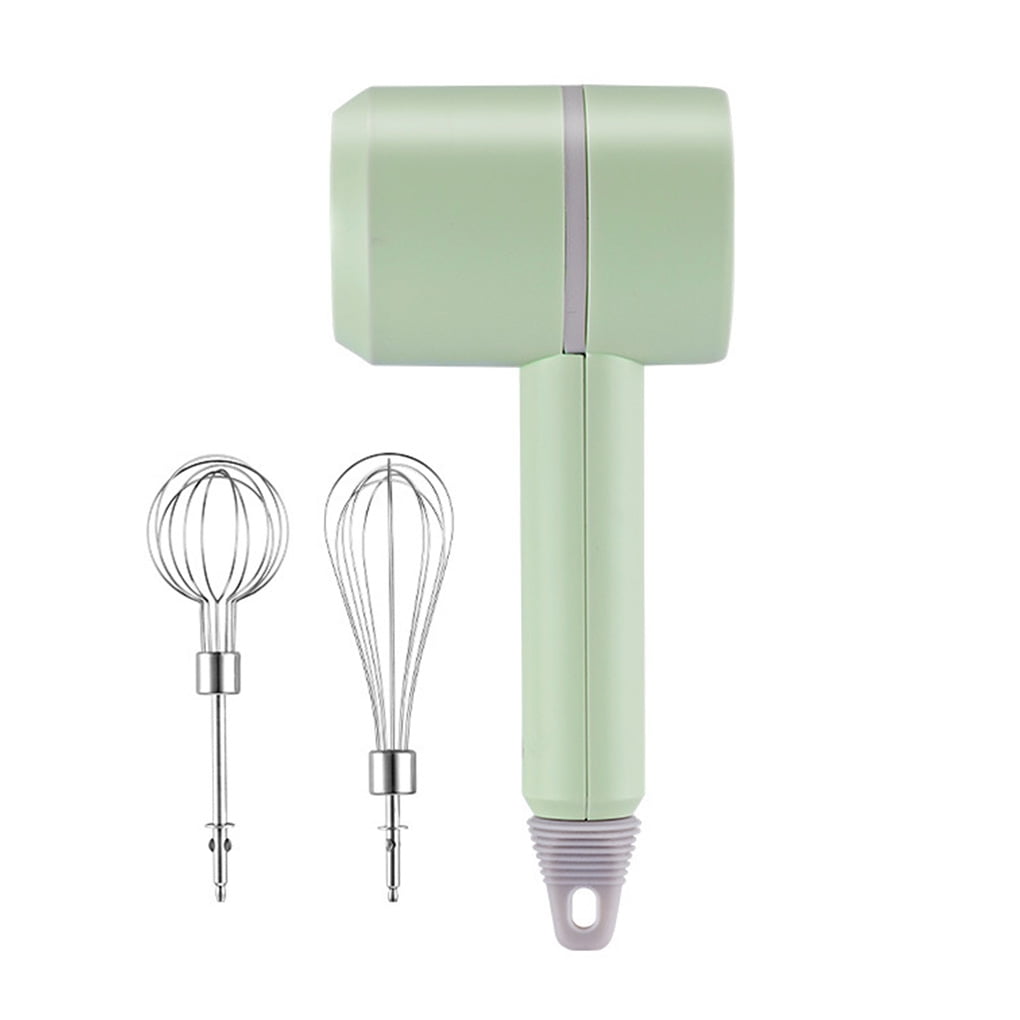 Dido Egg Whisk Handheld Adjustable Kitchen Cream Frother Electric  Rechargeable Egg Mixer Blender, Green, Single Stick 