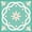 Light Green, variant on Mi Alma Floral Brown Tile Stickers - Removable Vinyl 4x4, 24 pcs