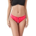 thumbnail image 1 of Gibobby Lencería sexy de encaje para dormir Bragas sexy Tangas de encaje Ropa interior de mujer transparente Cuerdas G Bragas Íntimos(Rojo,Talla única), 1 of 5