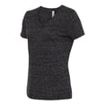 thumbnail image 2 of JERZEES Women's Snow Heather Jersey V-Neck Size up to 3XL, 2 of 5
