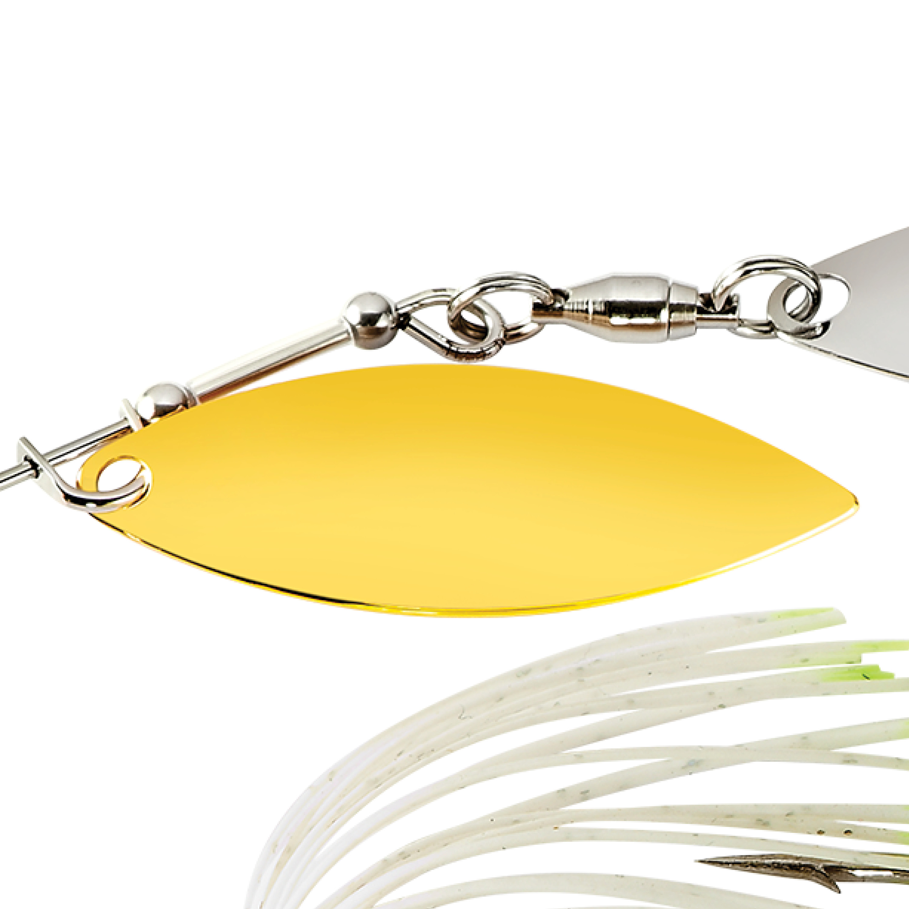 War Eagle Screaming Eagle Double Willow Spinnerbait, Hot White Shad, 1/2 oz.