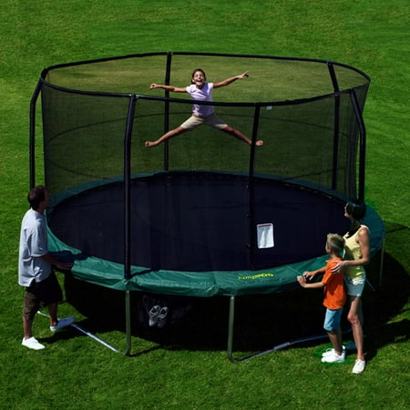 Bazoongi JumpPod 15 ft. Trampoline and Enclosure