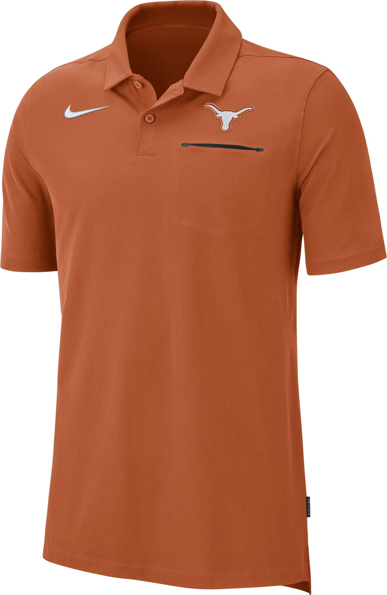 Nike Men's Texas Longhorns Burnt Orange Dri-FIT Elite Football Sideline Polo - Walmart.com 
